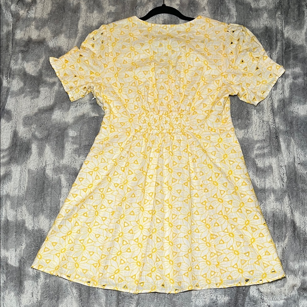 Ever New "Saffron" Broderie Mini Sun Dress Size 10 - Picture 6 of 11